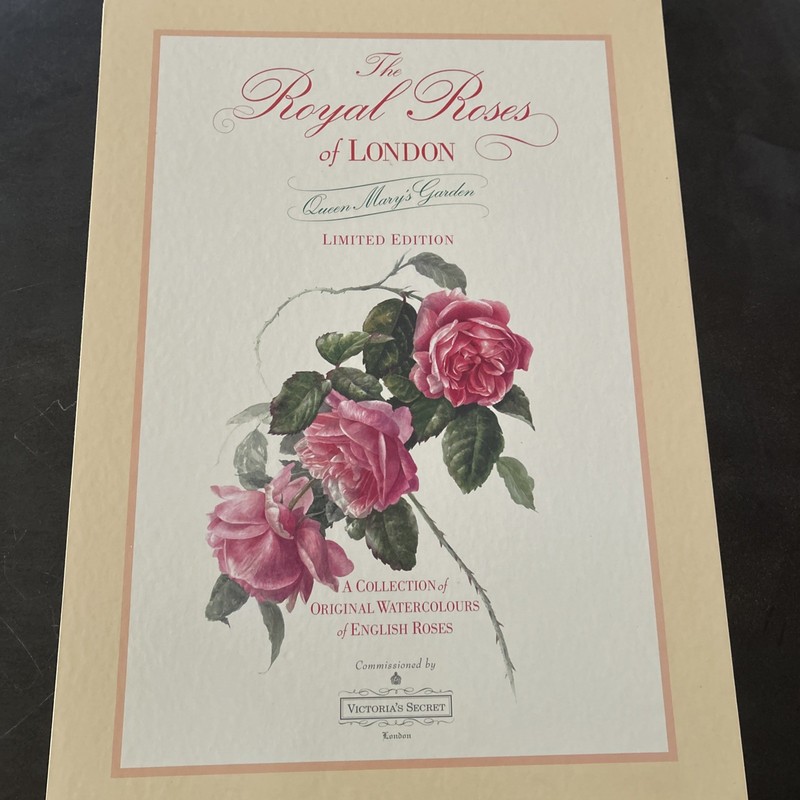 The Royal Roses Of London Book Of Watercolors By Victoria Secret