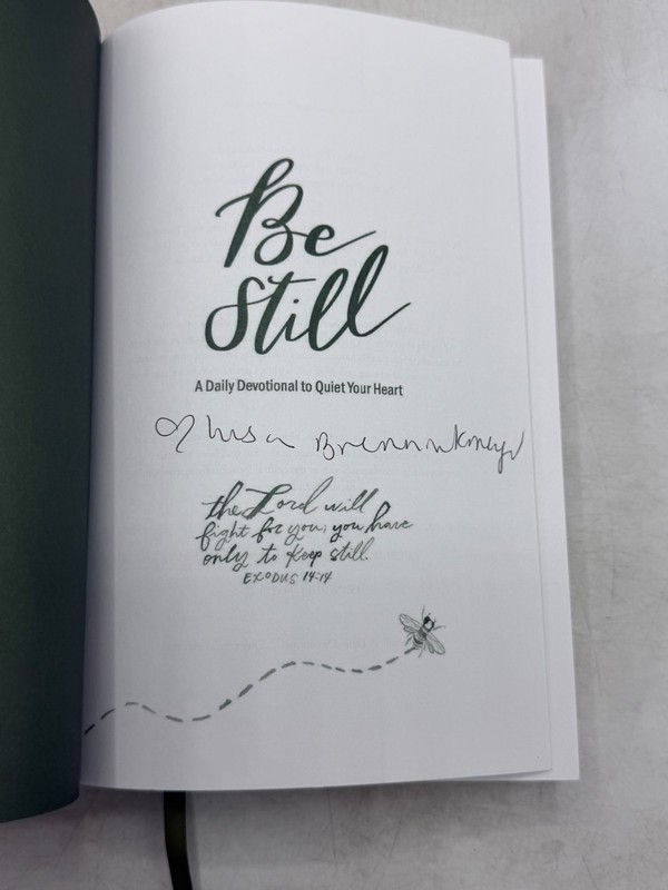 Be Still Lisa Brenninkmeyer 2019 Signed Devotional Christian Walking with gallery