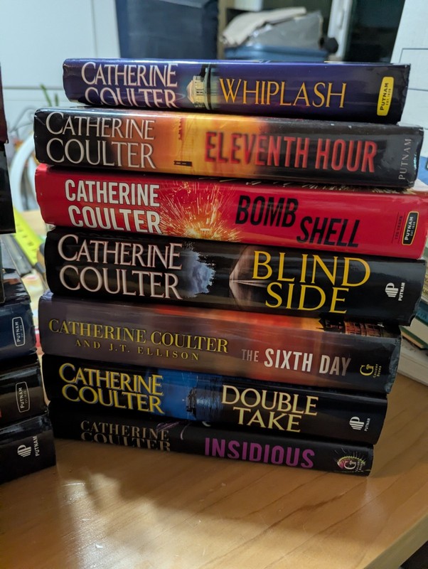 Lot of 13 Catherine Coulter Suspense Books from the “FBI” Series HCDJ gallery