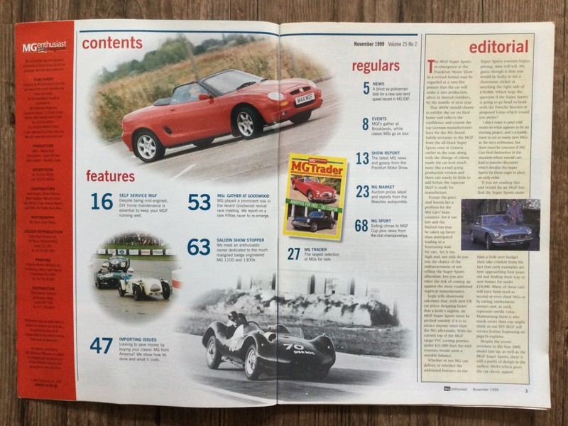 MG Enthusiast Magazines Bundle x 4 Issues gallery
