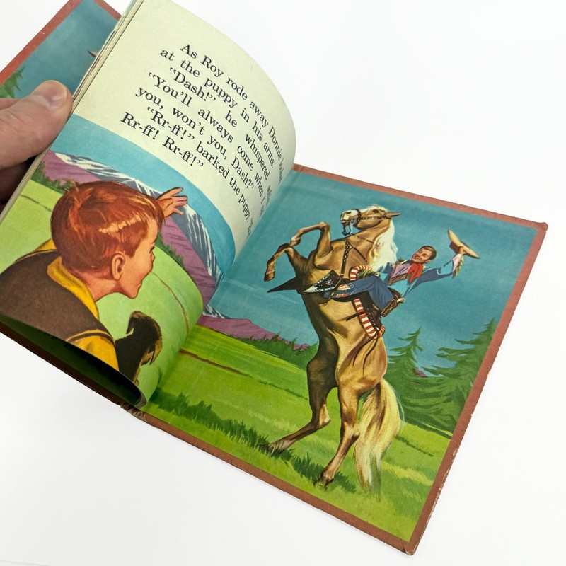 Roy Rogers Surprise for Donnie Tell-a-Tale Whitman Vintage 1950s gallery