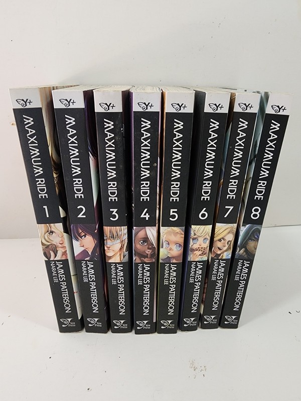 Maximum Ride Manga Patterson Books by Narae Lee vol. 1-8 PB Lot 8