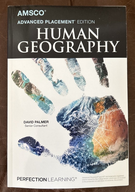 AMSCO AP Human Geography Advanced Placement Textbook Paperback