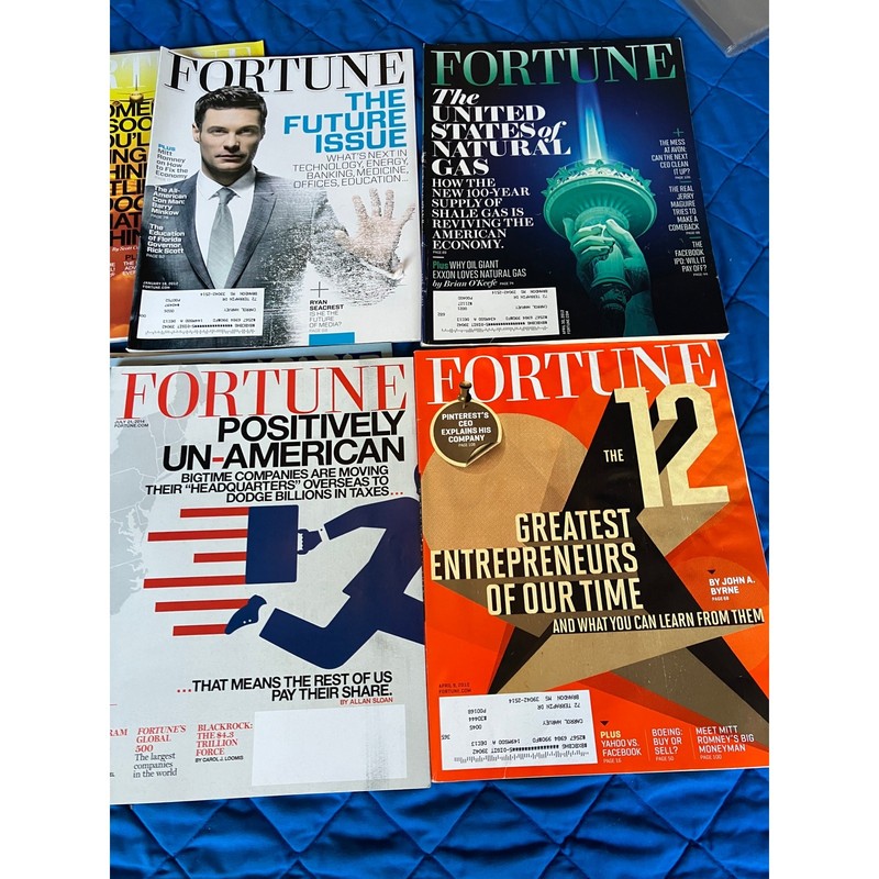 Lot of 24 Fortune Magazines 2010s Business Finance Tech IBM LinkedIn China gallery