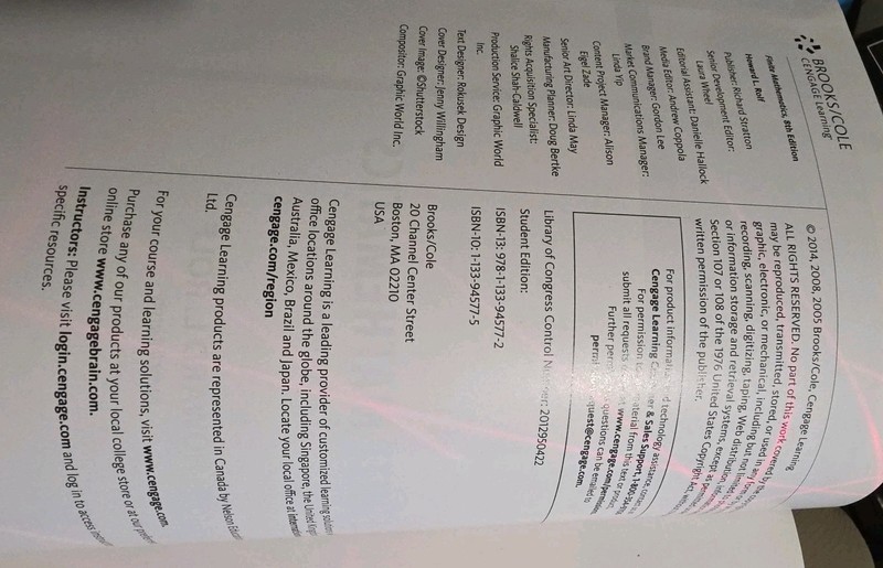 Finite Mathematics - Hardcover By Rolf, Howard L. - VERY GOOD gallery