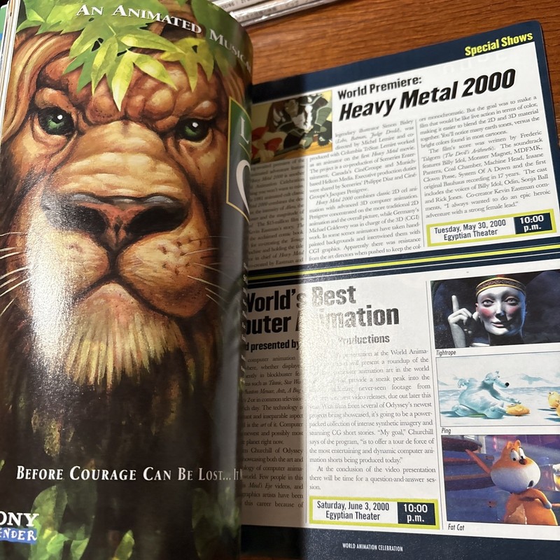 Vintage Animation Magazine Cartoon 2000 June Chicken Run DreamWorks Titan A.E. gallery
