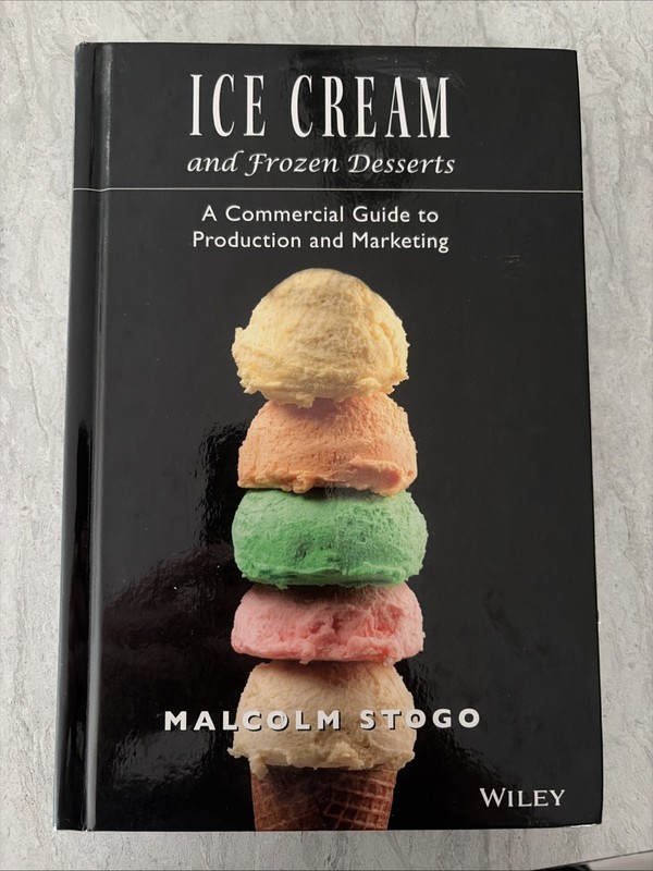Malcolm Stogo Ice Cream and Frozen Desserts 1997 Hardcover Illustrated 560p
