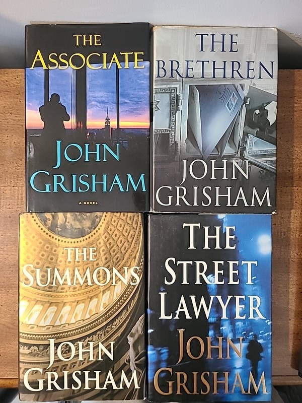 Lot Of 10 John Grisham Hardcover Books Very Good Condition 1st Editions gallery