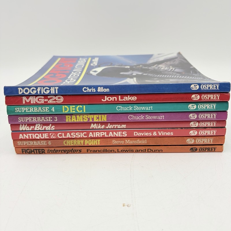 Osprey Aviation Book Lot of 8 Aerospace Dogfight MIG-29 Superbase DECI Cherry
