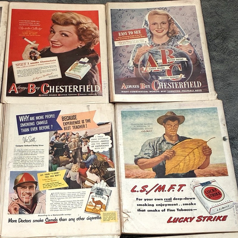 Lot of 16 Vintage LIFE MAGAZINE 1940's WWII WW2 Fashion Adverts History READ gallery