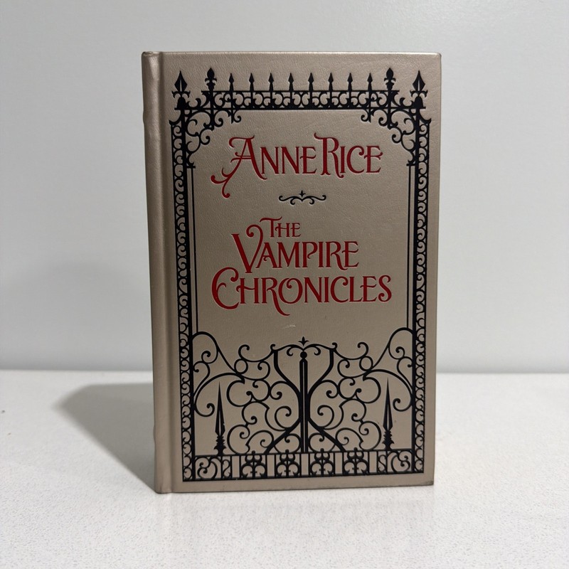 The Vampire Chronicles by Anne Rice Leather Collectible Edition Silver
