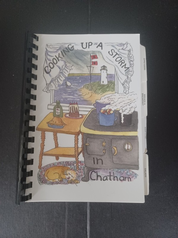 VTG Cooking Up A Storm In Chatham Cookbook Spiral Holy Redeemer Church Mass 2003