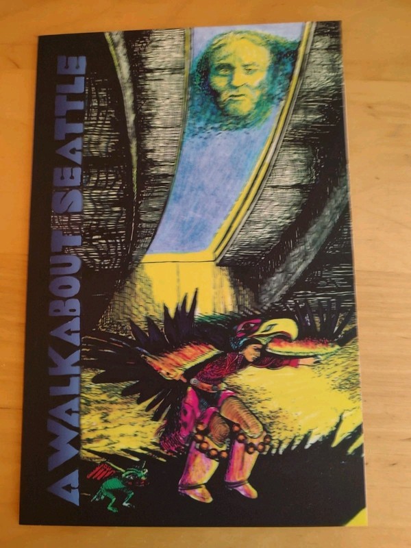Jon Strongbow – A Walk About Seattle (comic book) 2013 Pb Black & White
