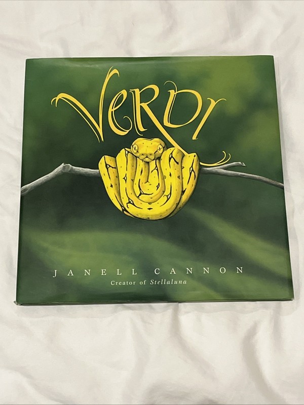 Verdi by Janell Cannon (1997, Hardcover) — One-Owner, Very Good Condition