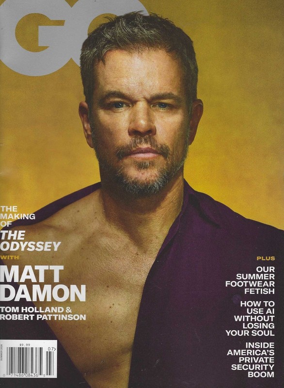 GQ Magazine Summer 2026: Matt Damon