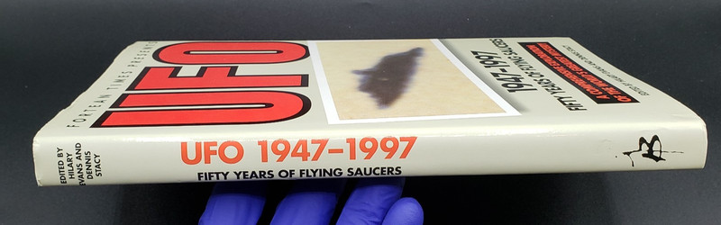 UFO 1947-1997 Fifty Years Of Flying Saucers Hilary Evans Fortean Times HCDJ 1997 gallery