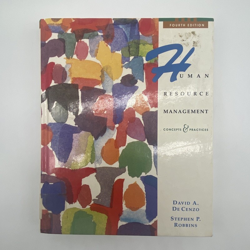 Human Resource Management Concepts And Practices Fourth Edition 1994