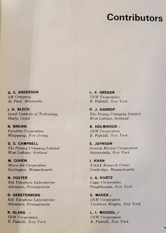 VTG 1970 Handbook of Thin Film Technology Hardcover Reference Book Maissel gallery