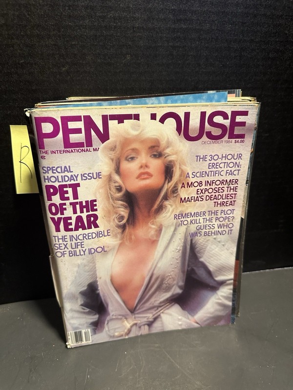 VTG.Penthouse Magazine Lot of 7 1981-1986 Adult Magazines Collection #R140-7 gallery