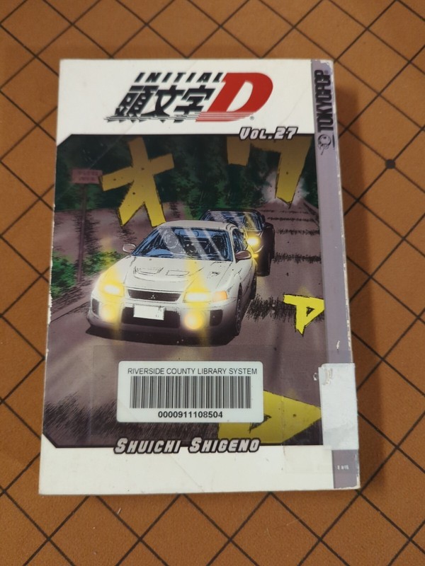 RARE OOP First Edition Initial D Vol. 27 Shuichi Shigeno English Manga READ 2007