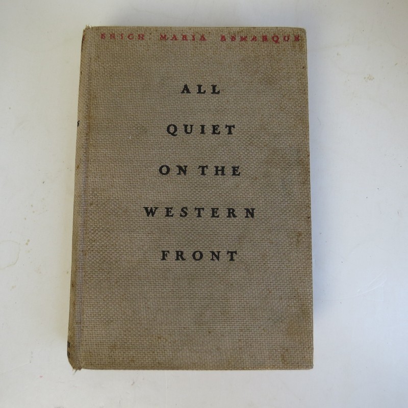 December 1929 All Quiet on The Western Front Little Brown & Company Hardcover