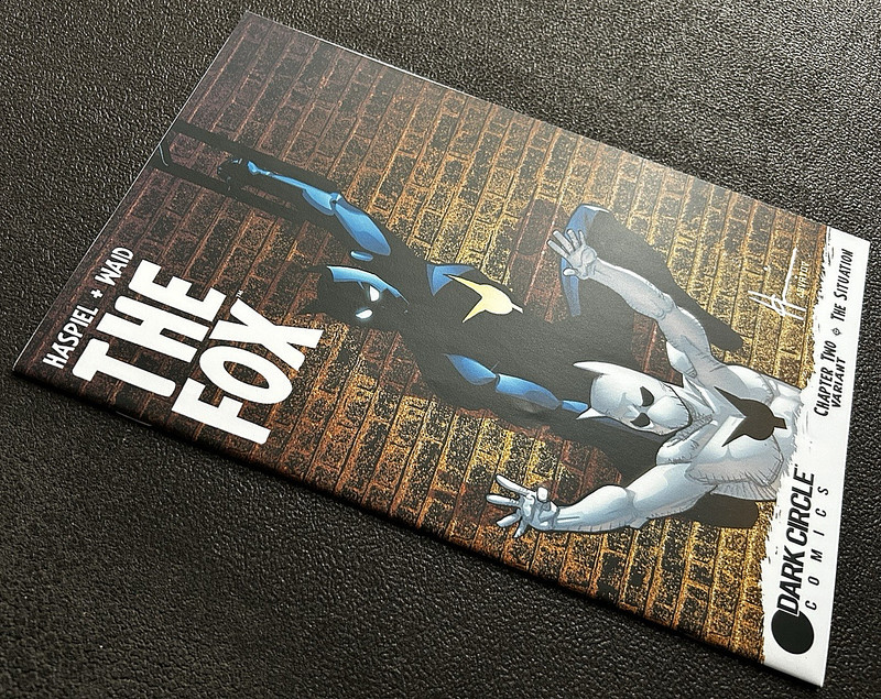The Fox #2 2015 Dark Circle Mark Waid Howard Chaykin Cover Variant B NM gallery