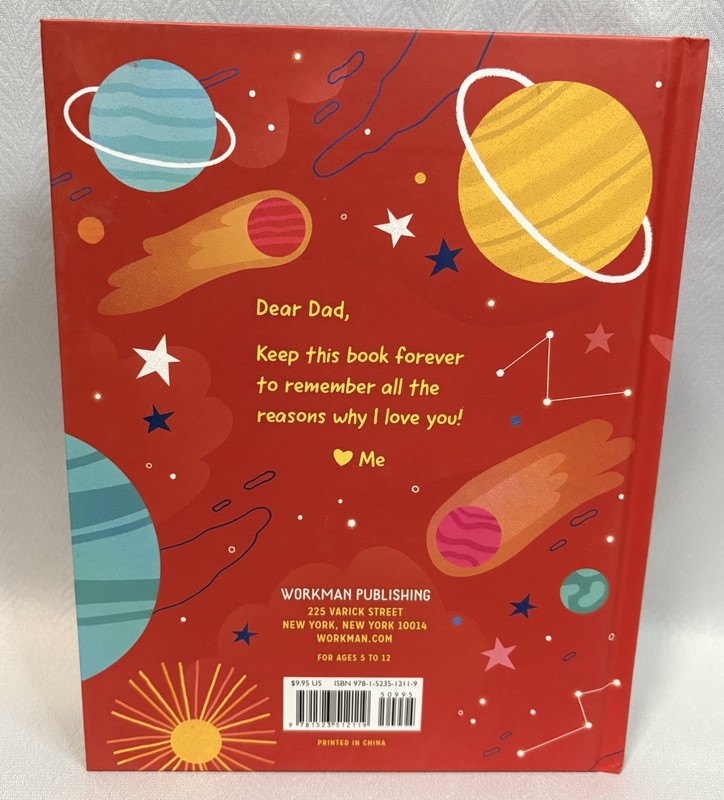 A Book About Dad With Words and Pictures Stickers Father’s Day Gift NEW gallery