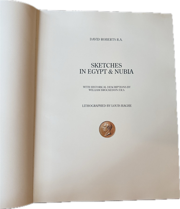 Sketches in Egypt and Nubia by David Roberts, Rare Small Batch Print Folio Size gallery