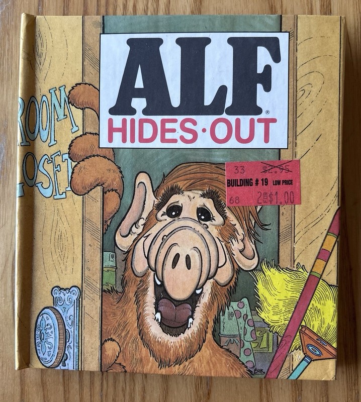 1988 Alf Hides Out Interactive Book NEW Rare 1980’s Alien gallery