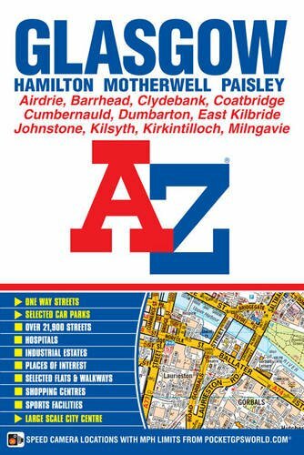 Glasgow Street Atlas (A-Z Street Atlas) by Geographers A-Z Map Company Ltd Book