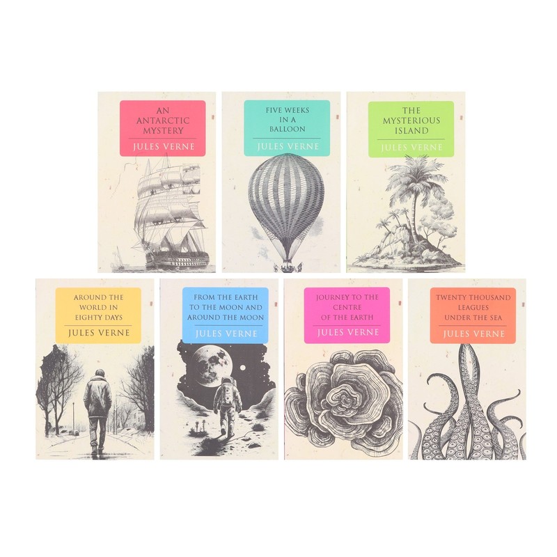 Jules Verne 7 Books Collection Box Set - Fiction - Paperback gallery