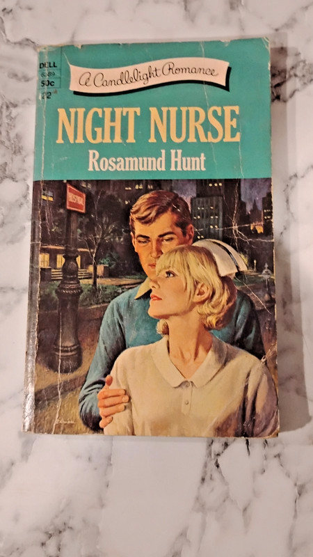 Night Nurse Rosamund Hunt 1969 A Candlelight Romance Paperback
