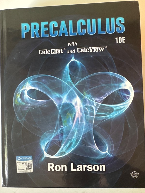 Mindtap Course List Ser.: Precalculus by Ron Larson (2017, Hardcover)