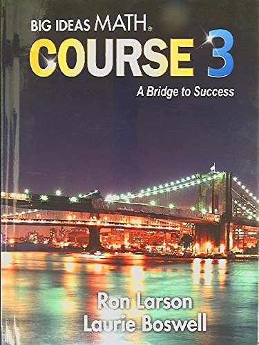 Big Ideas Math, Course 3: A Bridge – Hardcover, by unknown author – Acceptable n