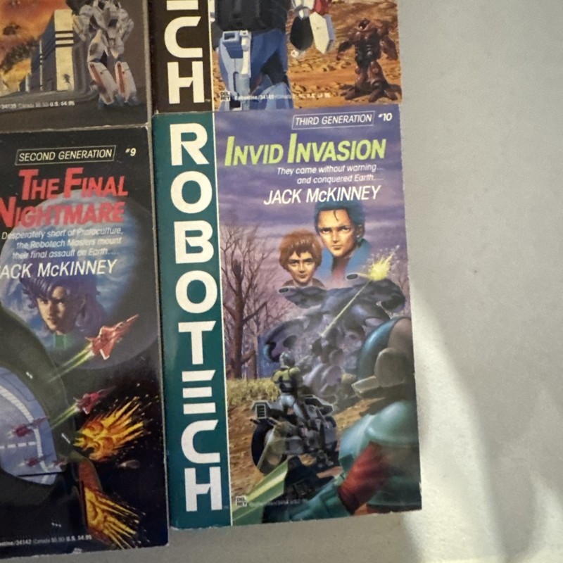 Robotech book Lot McKinney First Second Third Generation 5 6 7 8 9 10 Invasion gallery