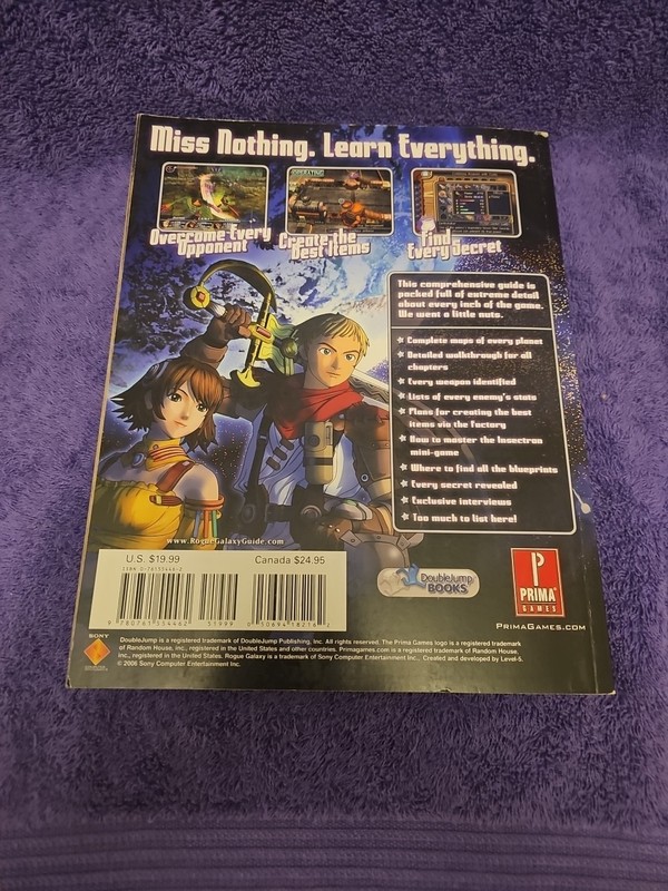 Rogue Galaxy Video Game Strategy Guide Double Jump Books Games PS2 gallery