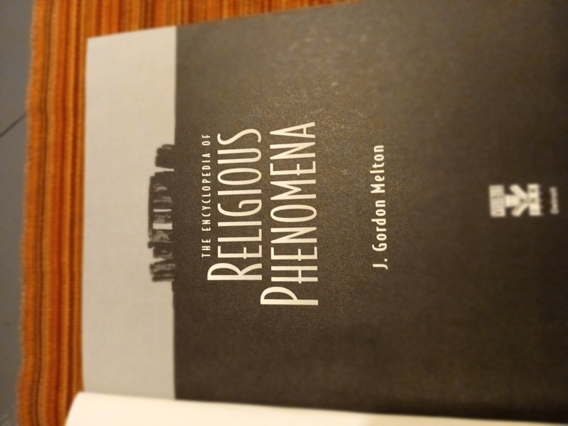 "Encyclopedia of Religious Phenomena" paperback by J. Gordon Melton. Like new. gallery