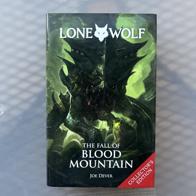 Lone Wolf 26 The Fall of Blood Mountain| Joe Dever HC Collectors Out of Print
