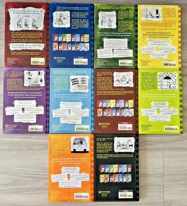 HARDCOVER Complete DIARY of a WIMPY KID Set 1-20 + 6 Bonus Titles GOOD-LIKE NEW gallery