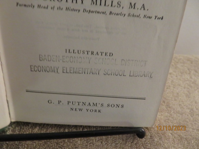 The Book of the Ancient World Dorothy Mills 1925 with Maps Ex-Library HC gallery