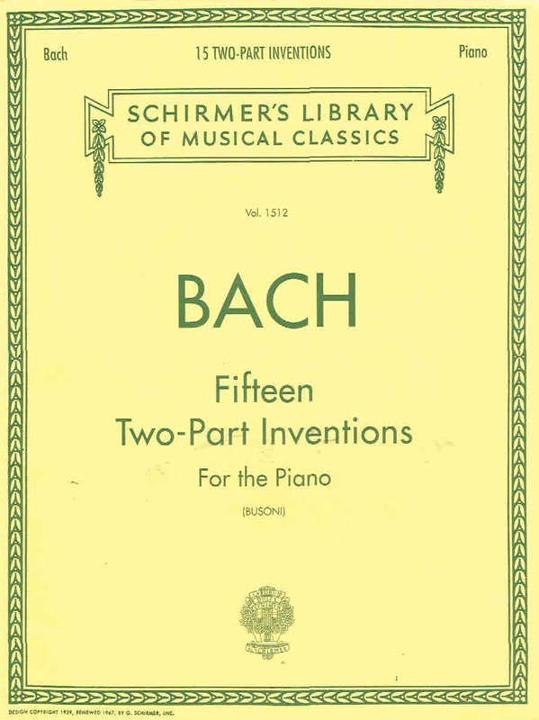 Bach Fifteen Two-Part Inventions for the Piano – Vol. 1512 (HL50259790)