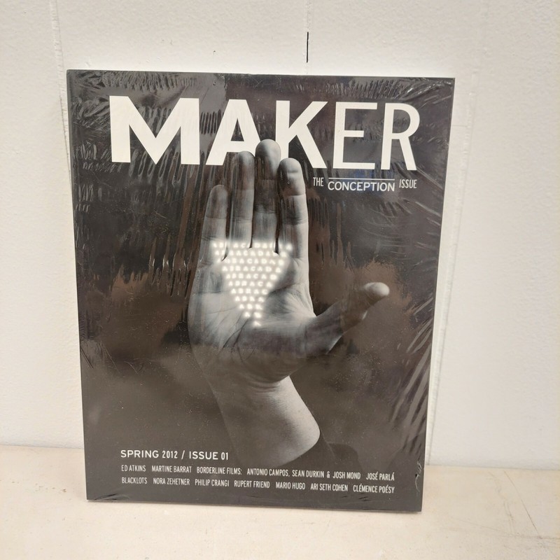 MAKER Magazine The Conception Issue 01 Spring 2012 Alyse Archer-Coité editor