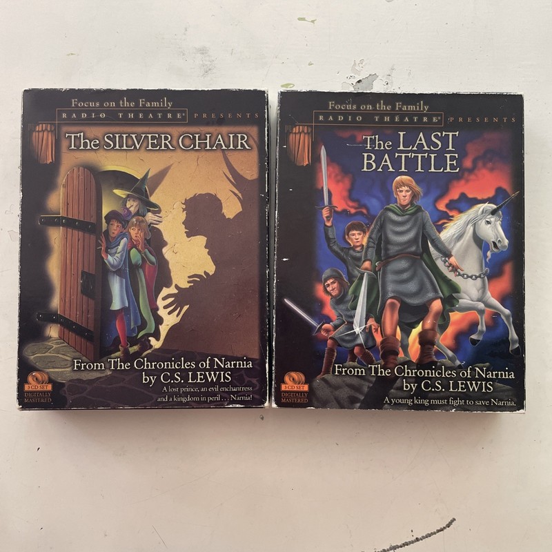 Radio Theatre Ser.: The Silver Chair And The Last Battle C. S. Lewis (2002, CD)