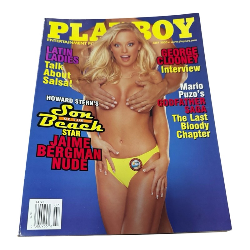 Playboy Magazine July 2000 Jaime Bergman Cover, Neferteri Shepherd Centerfold