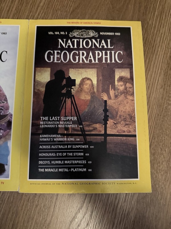 LOT OF 2 Vintage National Geographic Magazine Issues From 1983 - Arctic Peoples gallery