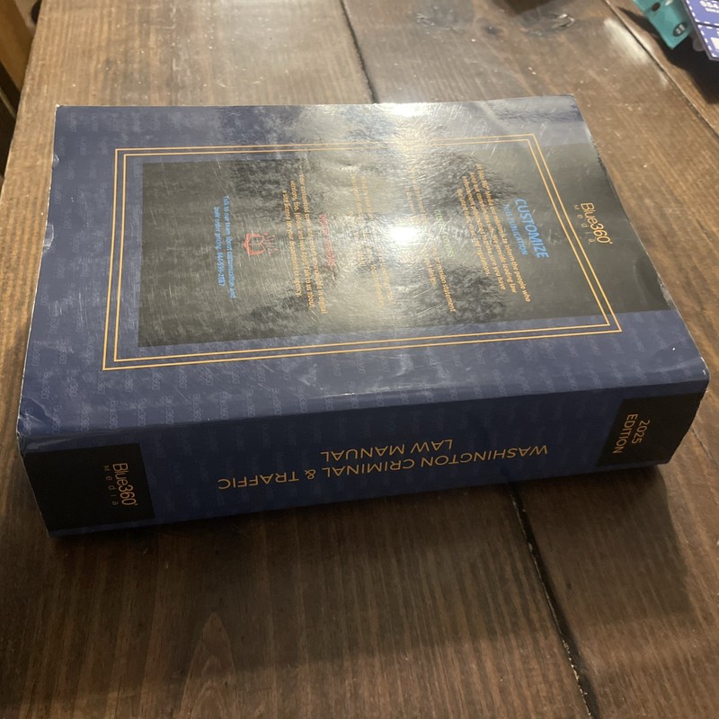 Washington Criminal and Traffic Law Manual 2025 Edition Blue360Media gallery