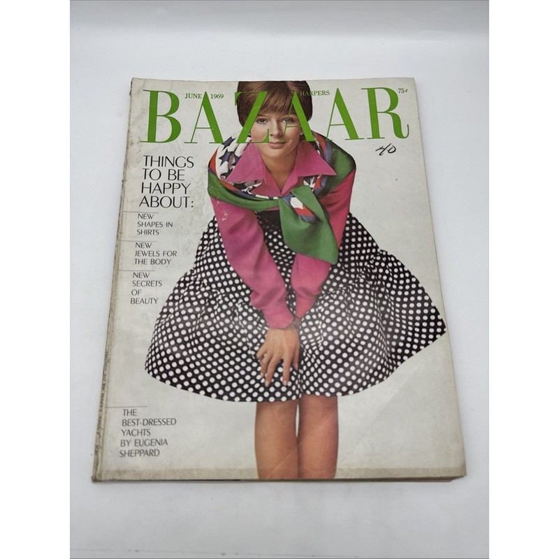 Harper’s Bazaar Magazine June 1969 – James Moore – Scavullo – Alberto Rizzo