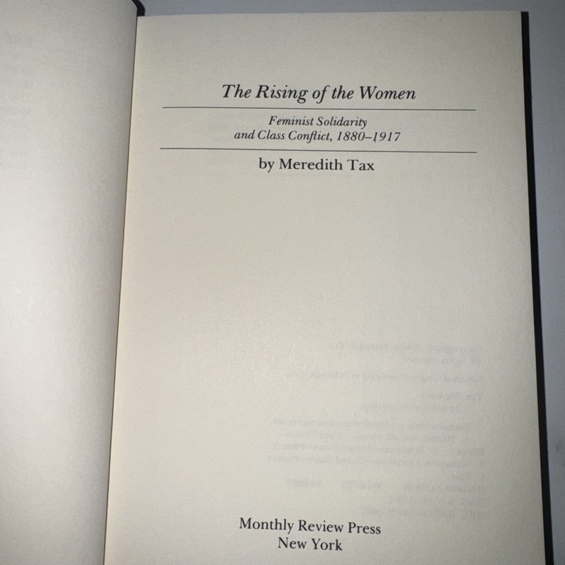 Rising of the Women by Meredith Tax (1980, Trade Paperback) gallery