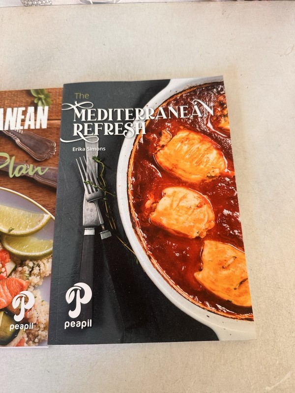 Mediterranean Refresh Erika Simons Book Lot Of 2 gallery