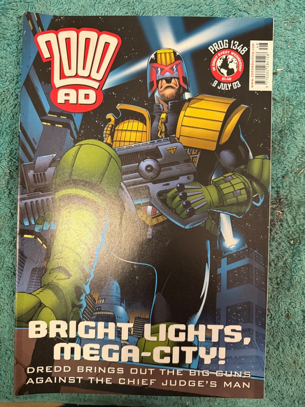2000AD Comic Judge Dredd ~ PROG 1348 – 9.6 Near Mint+ to 9.0 Near Mint/Very Fine